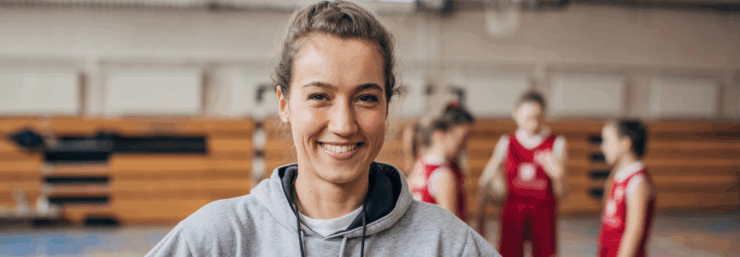 female PE teacher